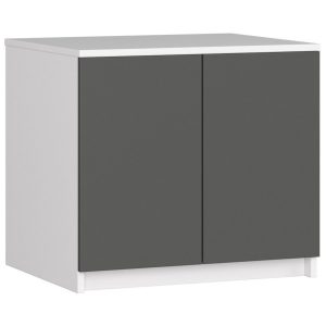 Nadstawka na szafę S60 BIała , Grafit Szary 60x51x55 cm 303076 Nadstawka na szafę S60 BIała , Grafit Szary 60x51x55 cm 303076