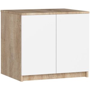 Nadstawka na szafę S60 Dąb Sonoma, BIała 60x51x55 cm 303086 Nadstawka na szafę S60 Dąb Sonoma, BIała 60x51x55 cm 303086