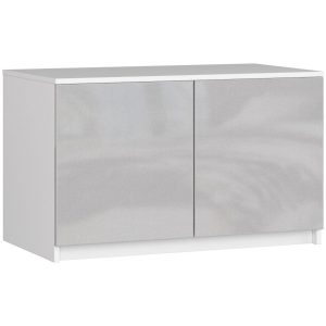 Nadstawka na szafę S90 BIała , Metalik Połysk 90x51x55 cm 303082 Nadstawka na szafę S90 BIała , Metalik Połysk 90x51x55 cm 303082