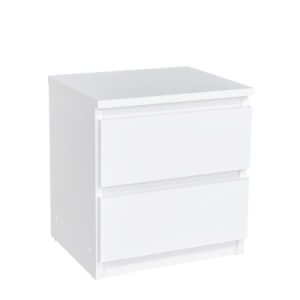 Nakastlik szafka nocna 2S 40 cm biała klasyczna 858933 Nakastlik szafka nocna 2S 40 cm biała klasyczna 858933
