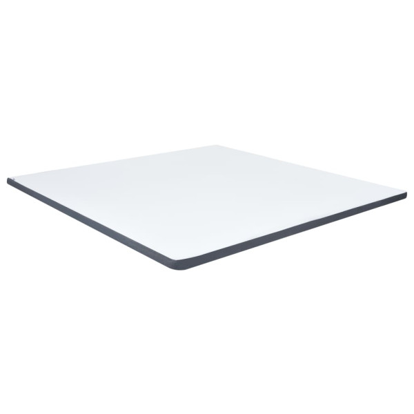 Nakładka na materac Biały 200 x 200 cm Tkanina vidaXL 414577
