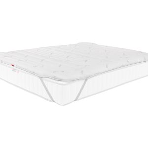 Nakładka na materac Tebos 160×200 cm szara 297286 Nakładka na materac Tebos 160×200 cm szara 297286