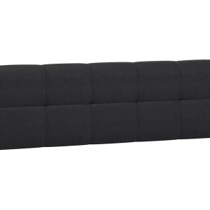 Nakładka tapicerowana do łóżka Tetrix 140 cm czarna 29480 Nakładka tapicerowana do łóżka Tetrix 140 cm czarna 29480