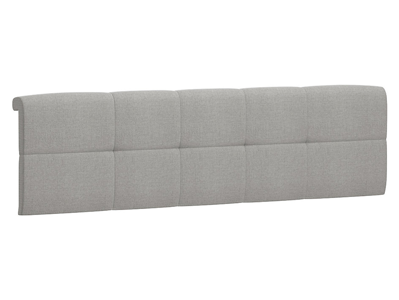 Nakładka tapicerowana do łóżka Tetrix 140 cm szara 29478