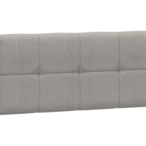 Nakładka tapicerowana do łóżka Tetrix 90 cm szara 34708