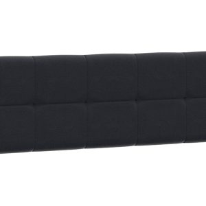 Nakładka tapicerowana do łóżka Tetrix/ Kaspian T 120 cm czarna 34712 Nakładka tapicerowana do łóżka Tetrix/ Kaspian T 120 cm czarna 34712