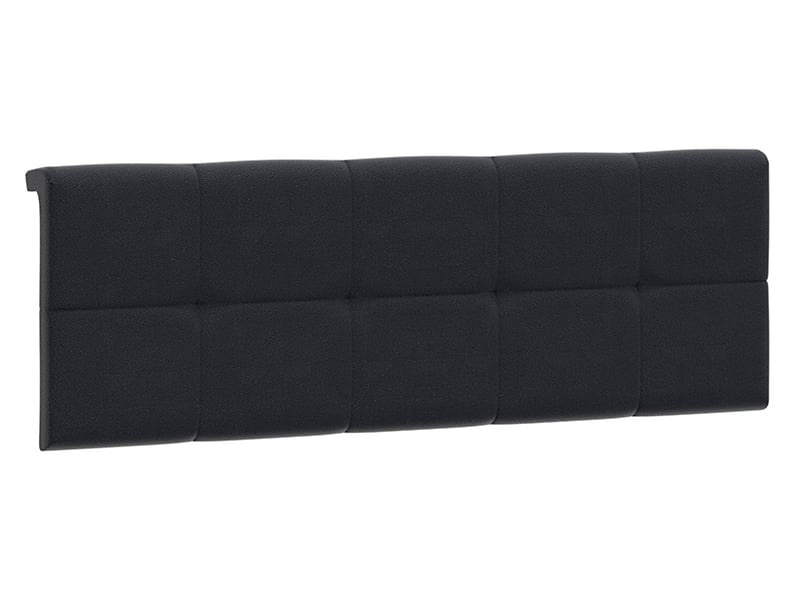 Nakładka tapicerowana do łóżka Tetrix/ Kaspian T 120 cm czarna 34712