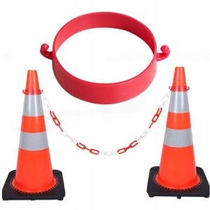 Nakładka uchwyt do łańcucha na pachołek drogowy pierścień złączka łącznik 798702 Nakładka uchwyt do łańcucha na pachołek drogowy pierścień złączka łącznik 798702