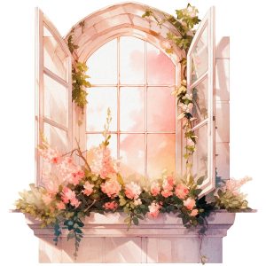 Naklejka 3D romantyczne okno wyrwa efekt dziury 75×80 917085 Naklejka 3D romantyczne okno wyrwa efekt dziury 75×80 917085