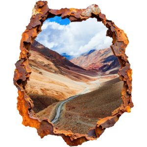 Naklejka dziura 3D krajobraz górski efekt w ścianie 108×130 899301 Naklejka dziura 3D krajobraz górski efekt w ścianie 108×130 899301