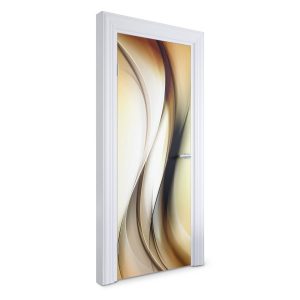 Naklejka na drzwi Abstrakcyjne fale 75×205 cm Fototapeta 525415