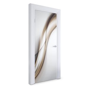 Naklejka na drzwi Abstrakcyjne fale 75×205 cm Fototapeta 383164