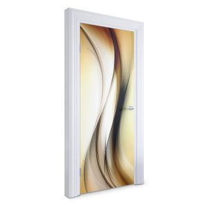 Naklejka na drzwi Abstrakcyjne fale 85×205 cm Fototapeta 525416