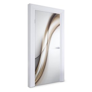 Naklejka na drzwi Abstrakcyjne fale 95×205 cm Fototapeta 383159