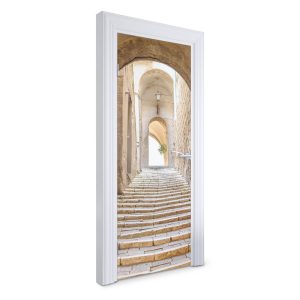 Naklejka na drzwi Kamienne schody 75×205 cm Fototapeta 383001