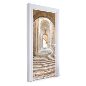Naklejka na drzwi Kamienne schody 85×205 cm Fototapeta 382994 Naklejka na drzwi Kamienne schody 85×205 cm Fototapeta 382994