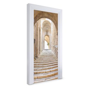 Naklejka na drzwi Kamienne schody 95×205 cm Fototapeta 382995 Naklejka na drzwi Kamienne schody 95×205 cm Fototapeta 382995