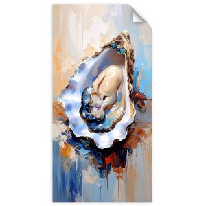 Naklejka na ścianę do salonu Feeby Ostrygi Małże Owoce morza Sushi 100×200 734213 Naklejka na ścianę do salonu Feeby Ostrygi Małże Owoce morza Sushi 100×200 734213