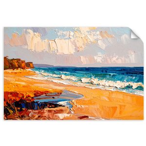Naklejka na ścianę do salonu Feeby Plaża Morze Krajobraz jak malowany 60×40 733441 Naklejka na ścianę do salonu Feeby Plaża Morze Krajobraz jak malowany 60×40 733441