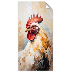 Naklejka na ścianę do salonu sypialni Feeby Kura Ptak Zwierzę 60×120 733754 Naklejka na ścianę do salonu sypialni Feeby Kura Ptak Zwierzę 60×120 733754