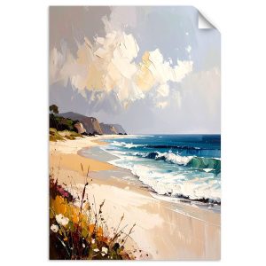 Naklejka na ścianę do salonu sypialni Feeby Morze Plaża Pejzaż morski 60×90 733174