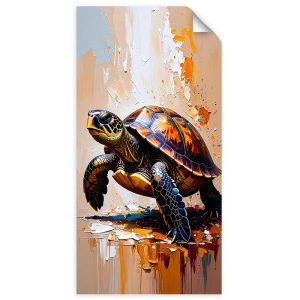Naklejka na ścianę do salonu sypialni Feeby Żółw Morze Ocean Natura 50×100 733834 Naklejka na ścianę do salonu sypialni Feeby Żółw Morze Ocean Natura 50×100 733834