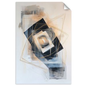 Naklejka na ścianę Feeby Abstrakcja Kształty Geometria Beżowy 90×130 734291 Naklejka na ścianę Feeby Abstrakcja Kształty Geometria Beżowy 90×130 734291