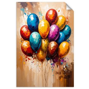 Naklejka na ścianę Feeby Kolorowe Balony Abstrakcja 80×120 734856 Naklejka na ścianę Feeby Kolorowe Balony Abstrakcja 80×120 734856