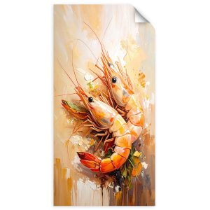 Naklejka na ścianę Feeby Krewetki Owoce morza Sushi 100×200 734769 Naklejka na ścianę Feeby Krewetki Owoce morza Sushi 100×200 734769