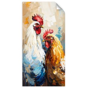 Naklejka na ścianę Feeby Kura Kogut Ptak Zwierzę 100×200 733894 Naklejka na ścianę Feeby Kura Kogut Ptak Zwierzę 100×200 733894