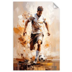 Naklejka na ścianę Feeby Piłkarz 100×150 733104
