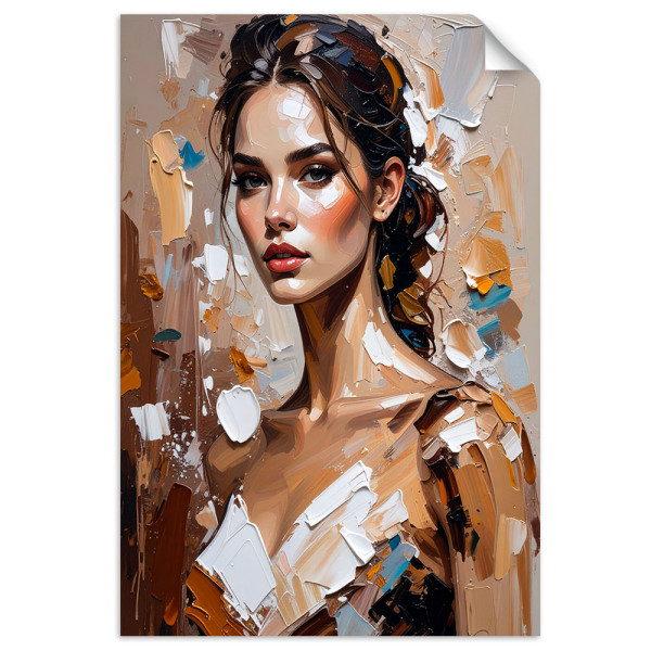 Naklejka na ścianę Feeby Portret Kobiety Styl Glamour 70x100 734199