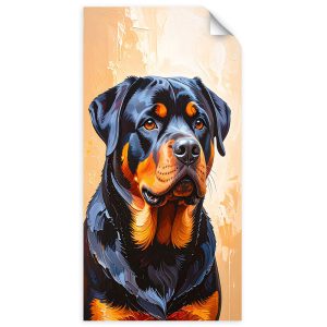 Naklejka na ścianę Feeby Rottweiler Pies Zwierzę 50×100 732894