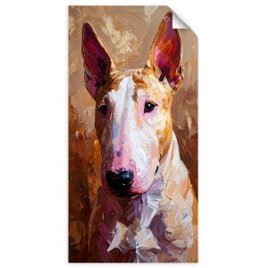 Naklejka samoprzylepna Feeby Bulterier Pies Zwierzę Beżowy 60×120 734337 Naklejka samoprzylepna Feeby Bulterier Pies Zwierzę Beżowy 60×120 734337