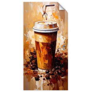 Naklejka samoprzylepna Feeby Kubek Kawa Napoje 100×200 733079 Naklejka samoprzylepna Feeby Kubek Kawa Napoje 100×200 733079