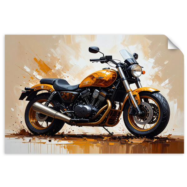 Naklejka samoprzylepna Feeby Motocykl Sportowy 45x30 733541
