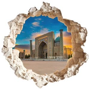 Naklejki dziury kwiaty w wazonie 3D efekt dziury 130×128 966852 Naklejki dziury kwiaty w wazonie 3D efekt dziury 130×128 966852