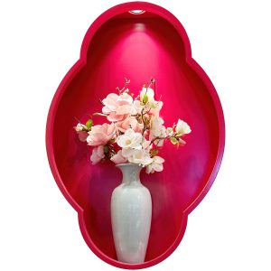 Naklejki dziury kwiaty w wazonie 3D efekt dziury 40×60 899313 Naklejki dziury kwiaty w wazonie 3D efekt dziury 40×60 899313