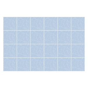 Naklejki na kafelki 10×10 cm Delikatne faliste linie 24 szt. 771915 Naklejki na kafelki 10×10 cm Delikatne faliste linie 24 szt. 771915