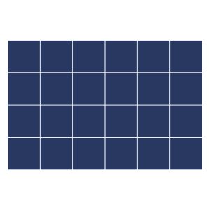 Naklejki na kafelki 10×10 cm Kolor Granatowy 24 szt. 772325 Naklejki na kafelki 10×10 cm Kolor Granatowy 24 szt. 772325