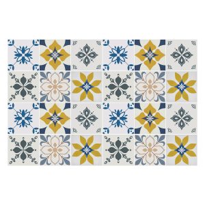 Naklejki na kafelki 10×10 cm Kwiatowe motywy w układzie 24 szt. 771897 Naklejki na kafelki 10×10 cm Kwiatowe motywy w układzie 24 szt. 771897