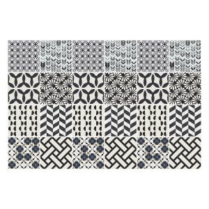 Naklejki na kafelki 15×15 cm Graficzne motywy geometryczne 24 szt. 771906