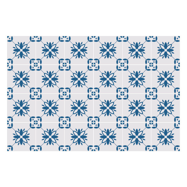 Naklejki na kafelki 15x15 cm Kwiatowe motywy w siatce 24 szt. 771960