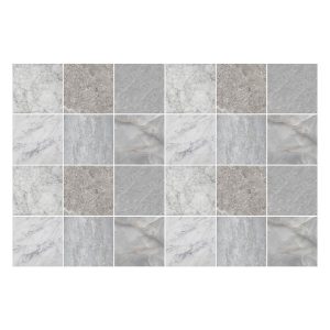 Naklejki na kafelki 15×15 cm Marmurowe tekstury 24 szt. 772333