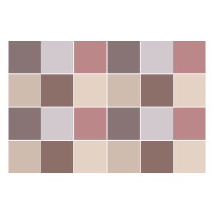 Naklejki na kafelki 15×15 cm Paleta naturalnych barw 24 szt. 772329