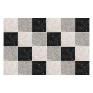 Naklejki na kafelki 15×15 cm Szachownica marmurowa 24 szt. 771966