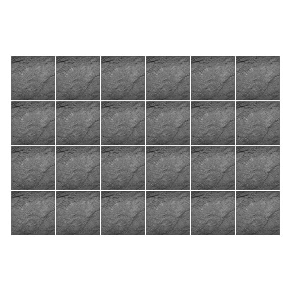 Naklejki na kafelki 15x15 cm Tekstura kamienia naturalnego 24 szt. 771953