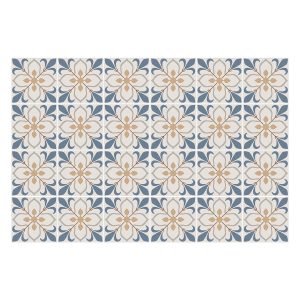 Naklejki na kafelki 20×20 cm Kwiatowy motyw w siatce 24 szt. 771920