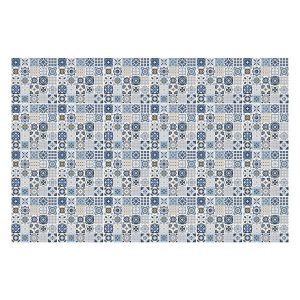 Naklejki na kafelki, geometria z motywem kwiatowym, 10×10, Wallfluent 792472 Naklejki na kafelki, geometria z motywem kwiatowym, 10×10, Wallfluent 792472