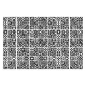 Naklejki na kafelki, geometryczne motywy w kratkę, 15×15, Wallfluent 792476 Naklejki na kafelki, geometryczne motywy w kratkę, 15×15, Wallfluent 792476